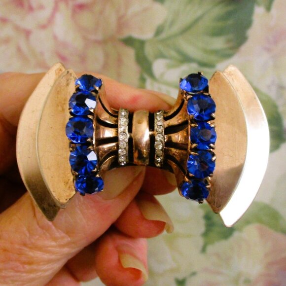 SCEPTRON Reinad Sterling Vermeil Book Piece Brooch ~ RARE Designer Brooch - Picture 6 of 16